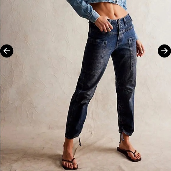 Free People Oasis Denim Crop Jeans, Size: 26- NWOT - Picture 14 of 16